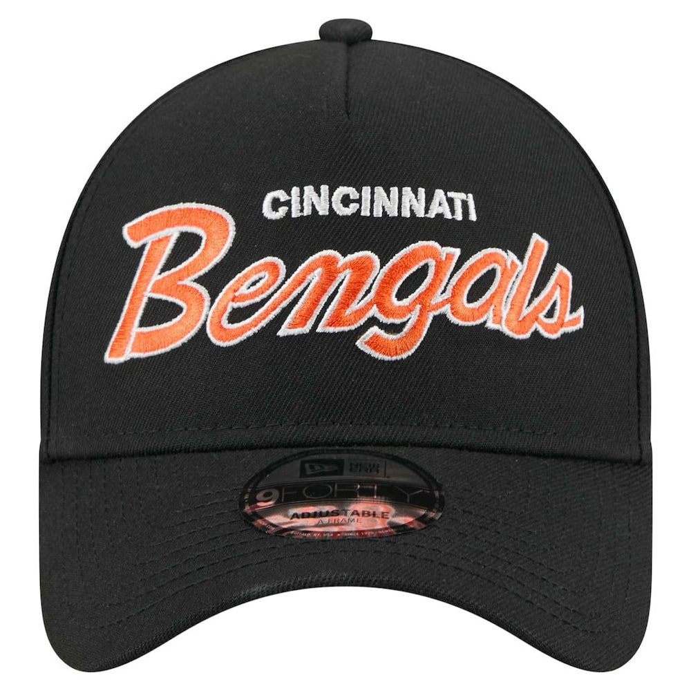 Cincinnati Bengals New Era Smith 9FORTY Adjustable hat Black | NFL