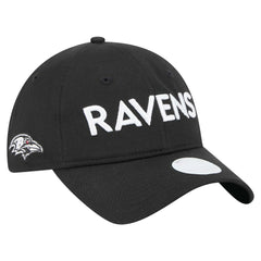 Baltimore Ravens New Era Women's Cece 9TWENTY Adjustable Hat Black | NFL