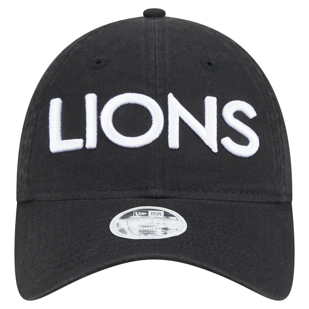 Detroit Lions New Era Women's Cece 9TWENTY Adjustable Hat Black | NFL