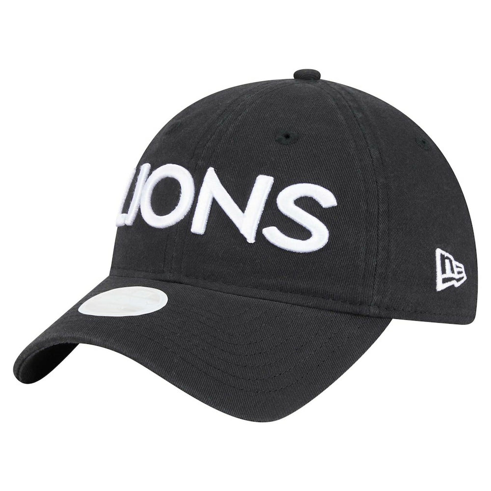 Detroit Lions New Era Women's Cece 9TWENTY Adjustable Hat Black | NFL