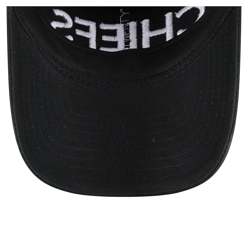 Kansas City Chiefs New Era Women's Cece 9TWENTY Adjustable Hat Black | NFL