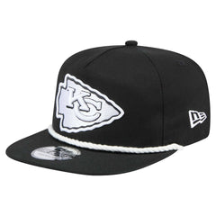 Kansas City Chiefs New Era B-Dub Golfer Snapback Hat Black | NFL
