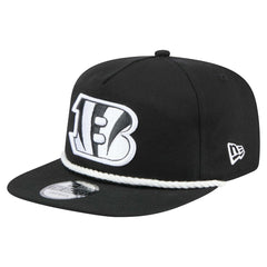 Cincinnati Bengals New Era B-Dub Golfer Snapback Hat Black | NFL