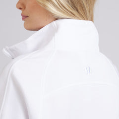 Chicago Blackhawks lululemon Women's Scuba Oversized Half Zip Top - White - NHL