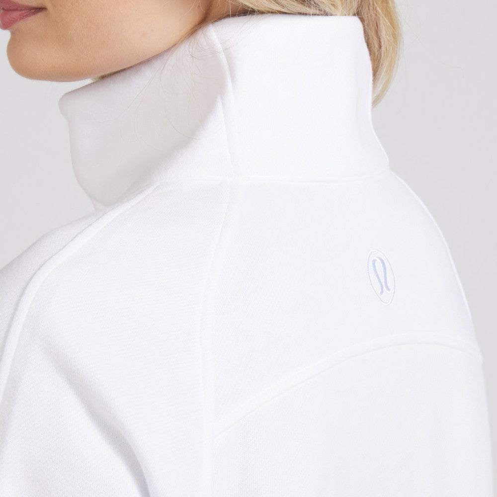 Seattle Kraken lululemon Women's Scuba Oversized Half Zip Top - White - NHL