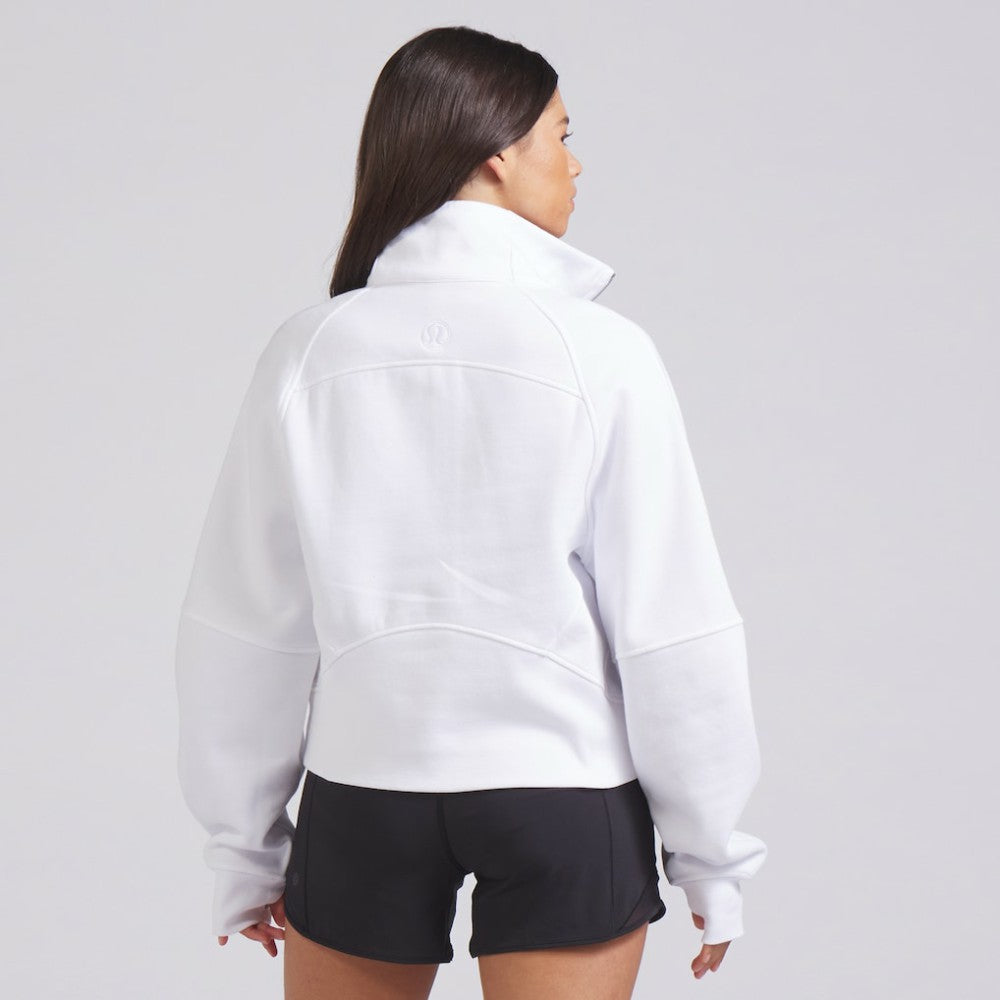 Toronto Maple Leafs lululemon Women's Scuba Oversized Half Zip Top - White - NHL