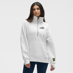 Vegas Golden Knights lululemon Women's Scuba Oversized Half Zip Top - Heather Gray - NHL