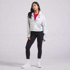 Montreal Canadiens lululemon Women's Scuba Oversized Half Zip Top - Heather Gray - NHL