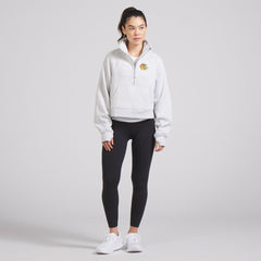 Chicago Blackhawks lululemon Women's Scuba Oversized Half Zip Top - Heather Gray - NHL