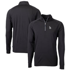 Los Angeles Dodgers Cutter & Buck Big & Tall Adapt Eco Knit Stretch Recycled Quarter-Zip Pullover Top - MLB