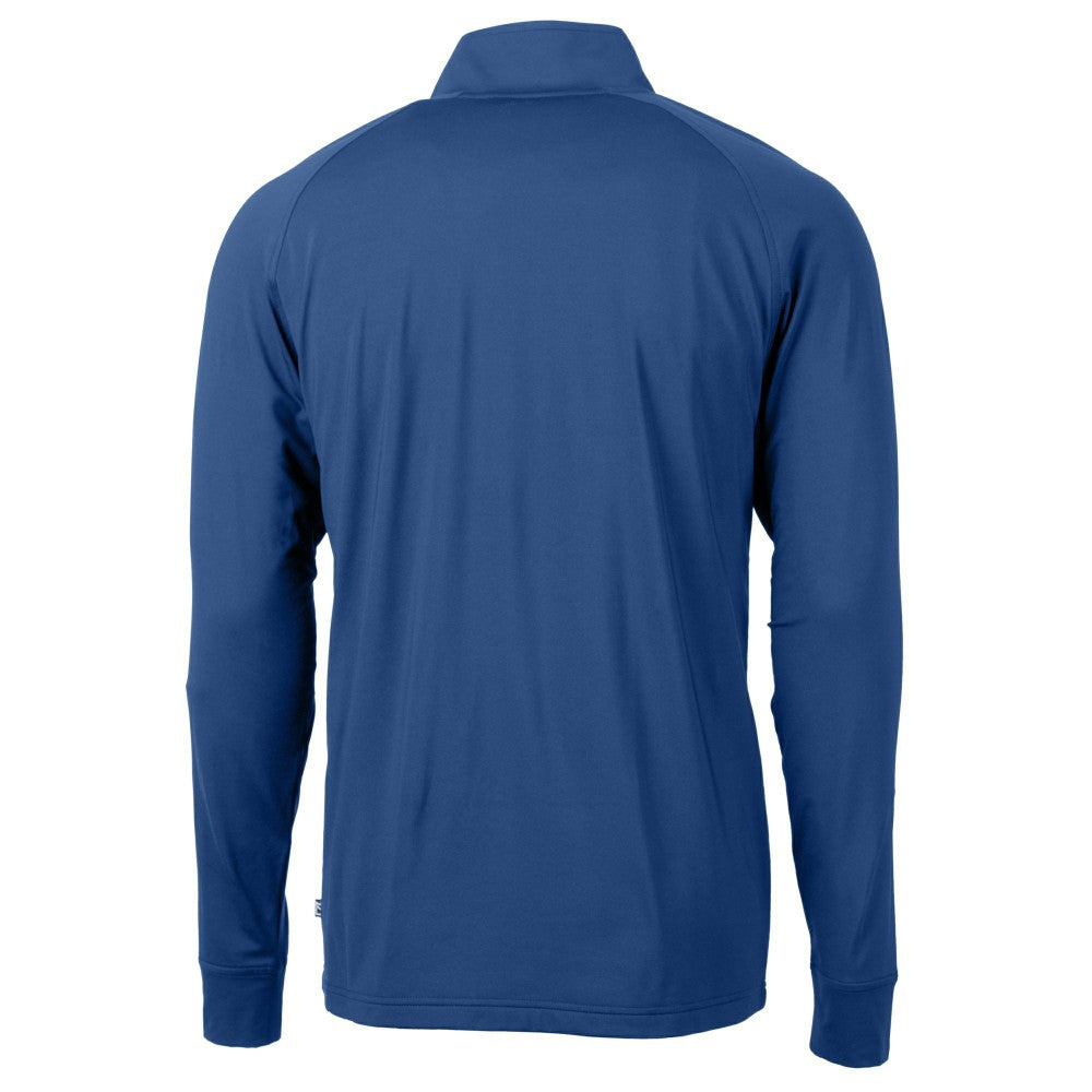 Kansas City Royals Cutter & Buck Big & Tall Adapt Eco Knit Stretch Recycled Quarter-Zip Pullover Top - MLB