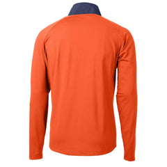 Detroit Tigers Cutter & Buck Adapt Eco Knit Hybrid Recycled Quarter-Zip Jacket - MLB
