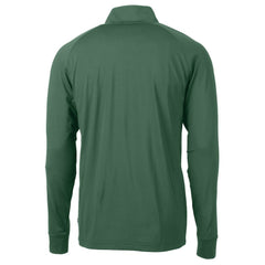 Athletics Cutter & Buck Stomper Adapt Eco Knit Stretch Recycled Quarter-Zip Pullover Top - MLB