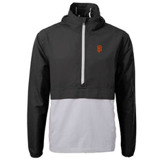 San Francisco Giants Cutter & Buck Charter Eco Recycled Half-Zip Anorak Jacket - MLB