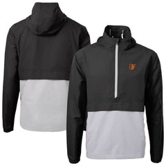 Baltimore Orioles Cutter & Buck Charter Eco Recycled Half-Zip Anorak Jacket - MLB