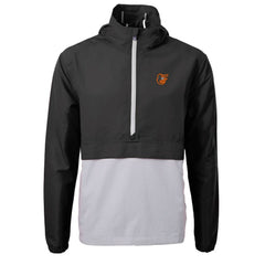 Baltimore Orioles Cutter & Buck Charter Eco Recycled Half-Zip Anorak Jacket - MLB