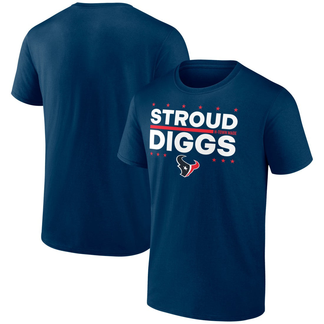 CJ Stroud & Stefon Diggs Houston Texans Election Players T-Shirt Navy | NFL