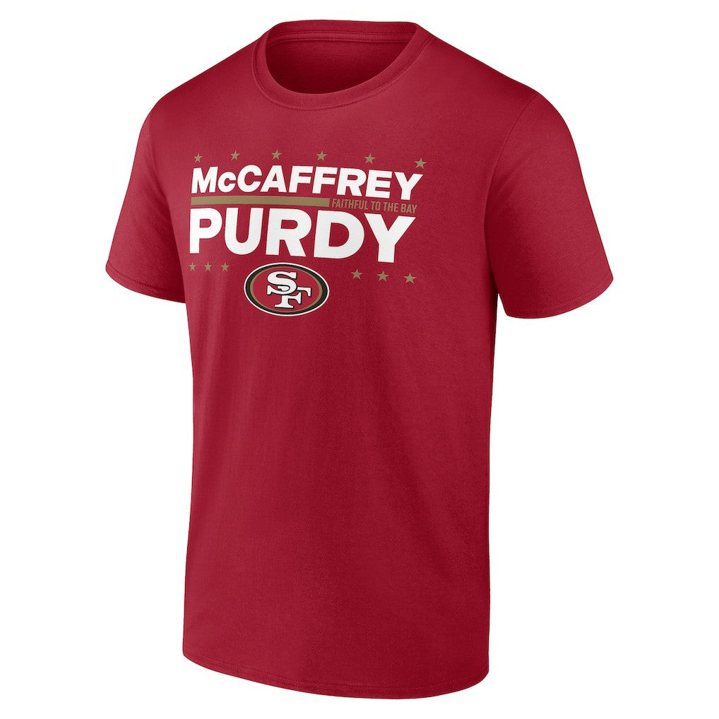 Christian McCaffrey & Brock Purdy San Francisco 49ers Election Players T-Shirt Scarlet | NFL