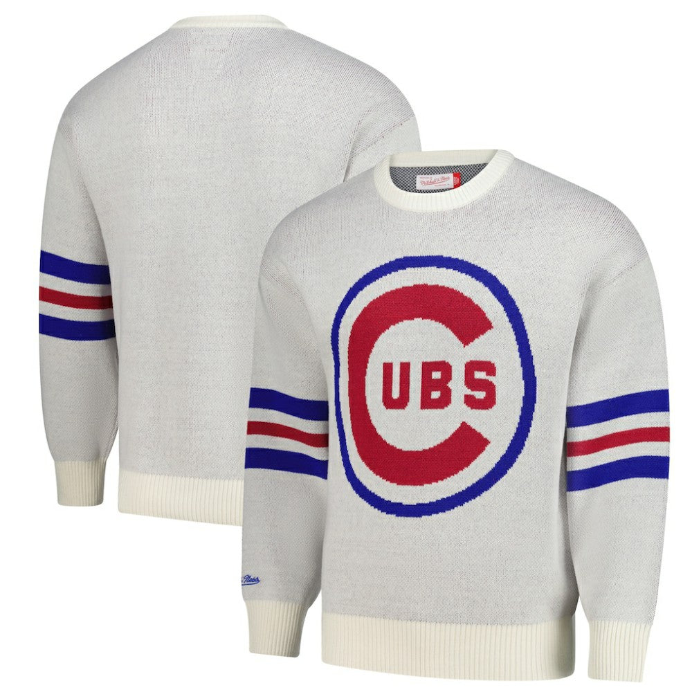 Chicago Cubs Mitchell & Ness Retro Pullover Sweater - MLB