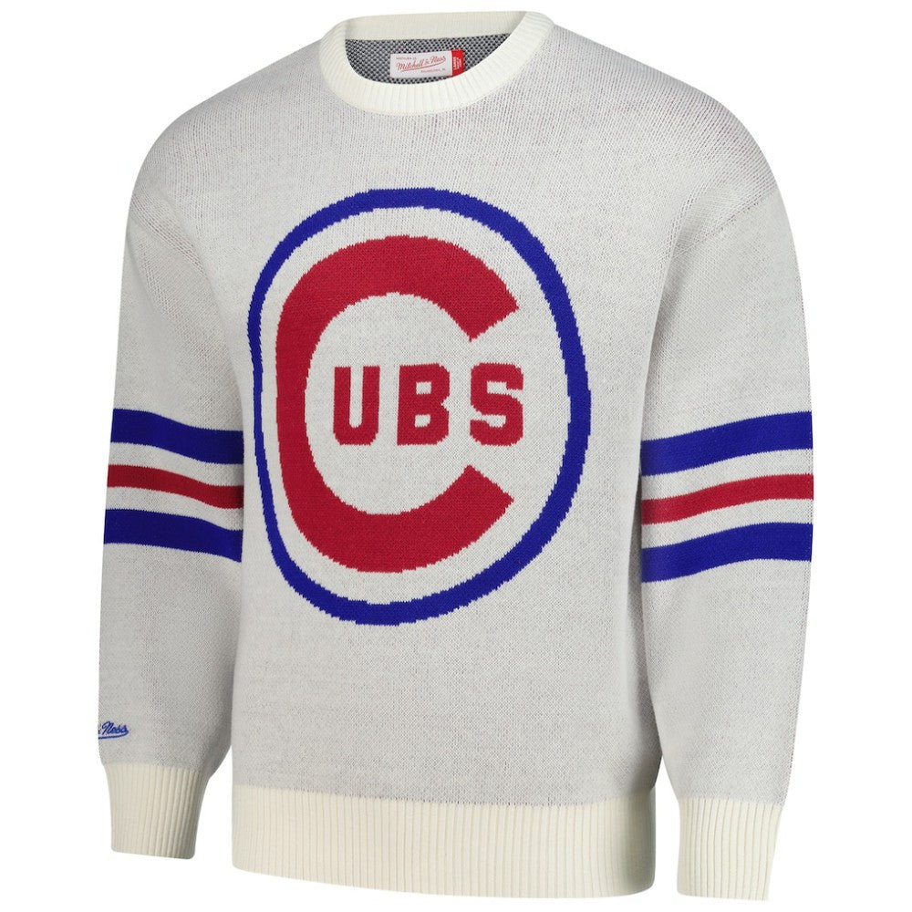 Chicago Cubs Mitchell & Ness Retro Pullover Sweater - MLB