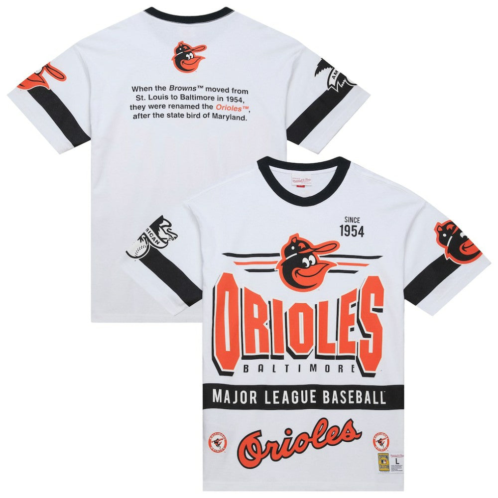 Baltimore Orioles Mitchell & Ness Cooperstown Collection Team Origins Premium T-Shirt - MLB