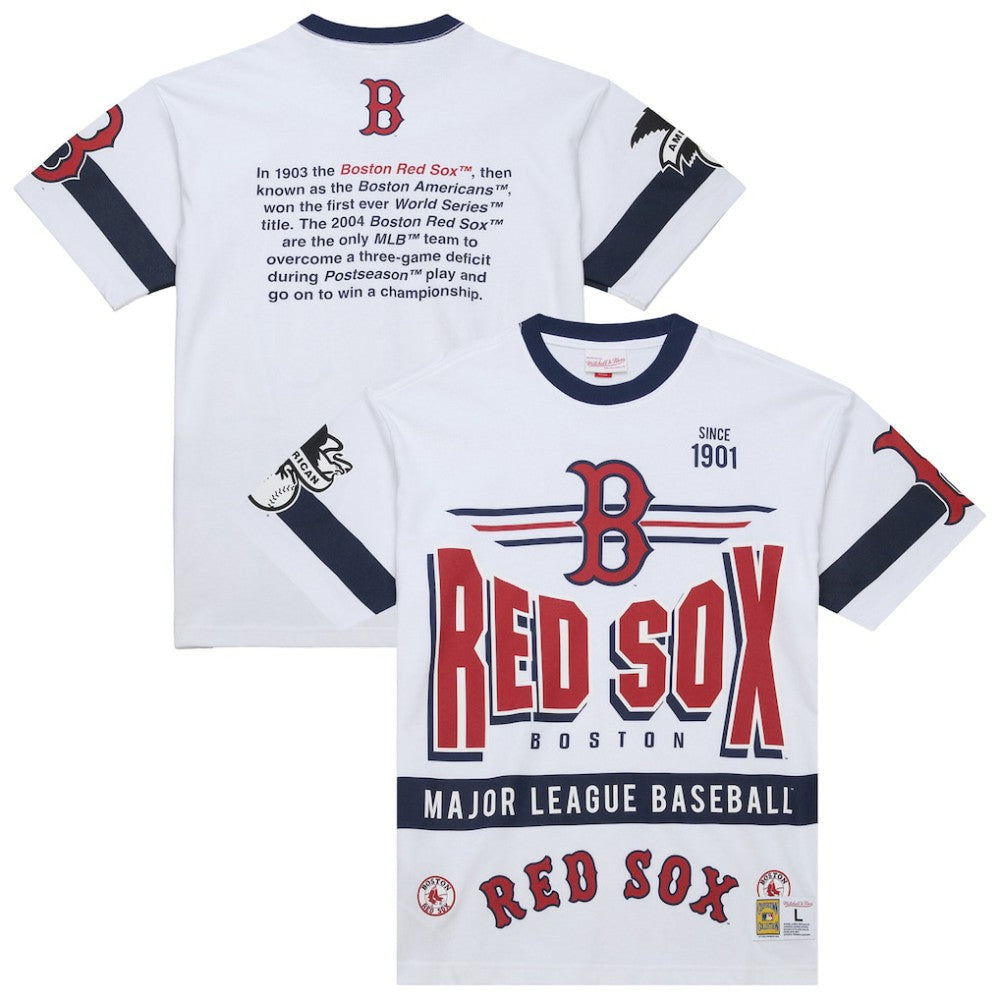 Boston Red Sox Mitchell & Ness Cooperstown Collection Team Origins Premium T-Shirt - MLB