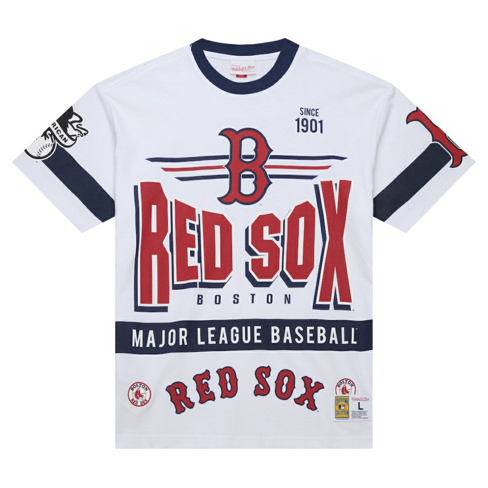 Boston Red Sox Mitchell & Ness Cooperstown Collection Team Origins Premium T-Shirt - MLB