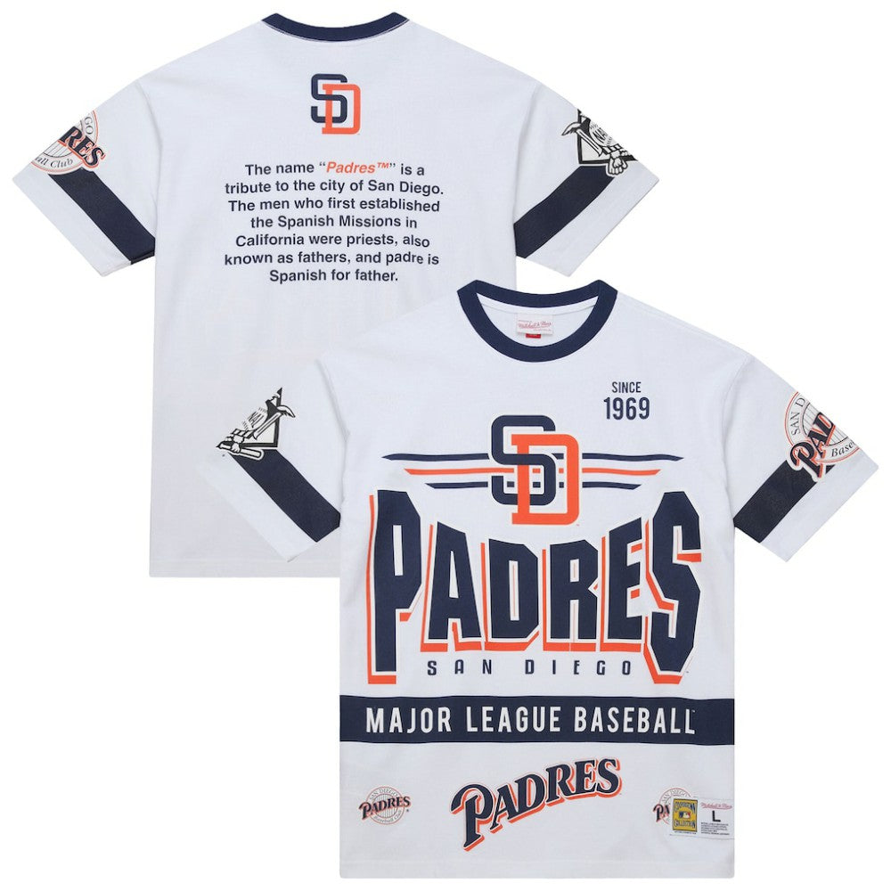 San Diego Padres Mitchell & Ness Cooperstown Collection Team Origins Premium T-Shirt - MLB