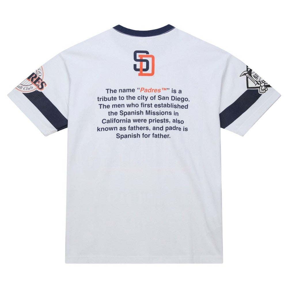 San Diego Padres Mitchell & Ness Cooperstown Collection Team Origins Premium T-Shirt - MLB
