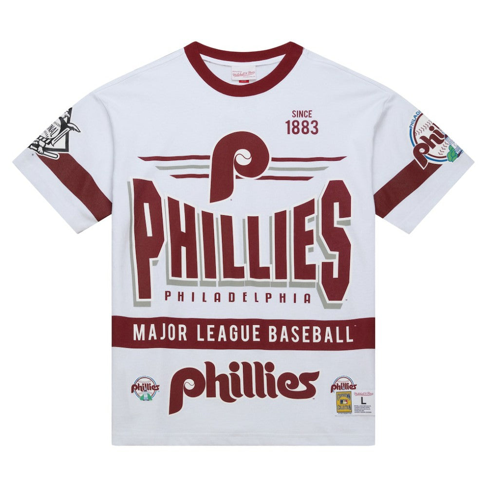 Philadelphia Phillies Mitchell & Ness Cooperstown Collection Team Origins Premium T-Shirt - MLB