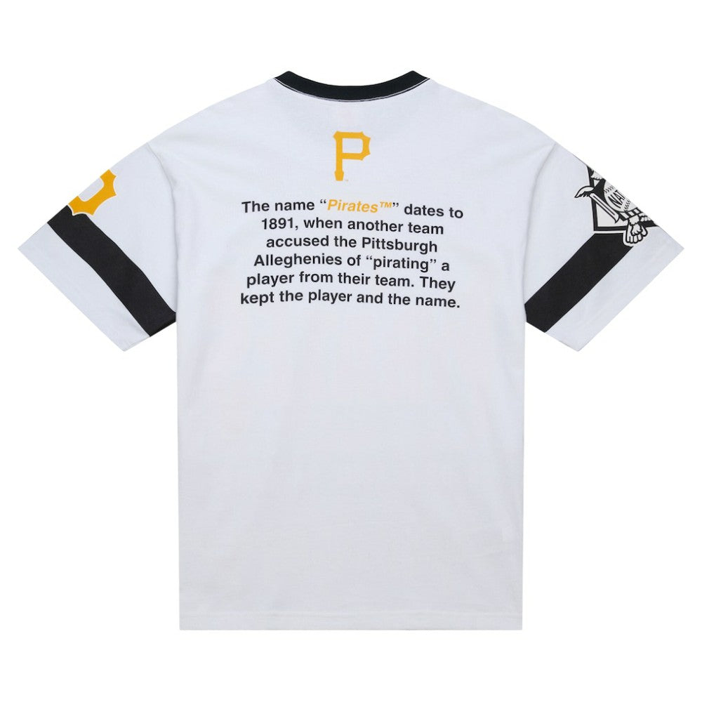 Pittsburgh Pirates Mitchell & Ness Cooperstown Collection Team Origins Premium T-Shirt - MLB