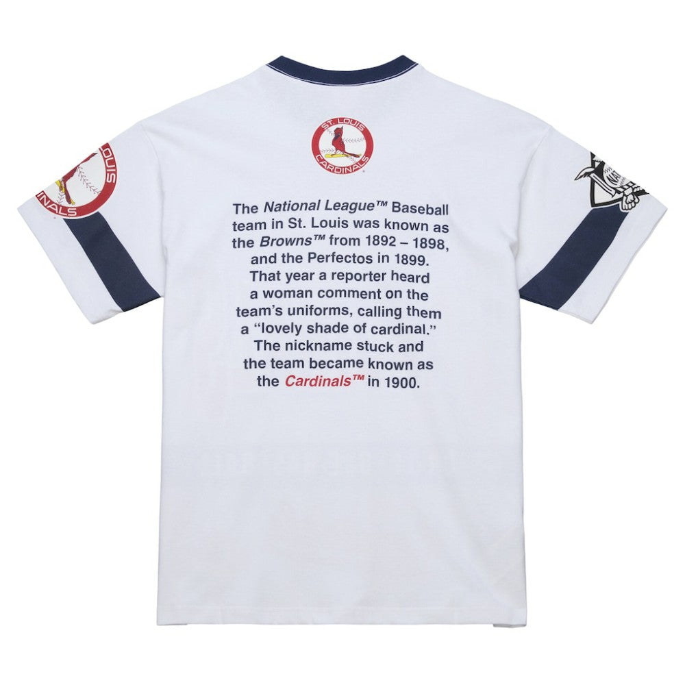 St. Louis Cardinals Mitchell & Ness Cooperstown Collection Team Origins Premium T-Shirt - MLB