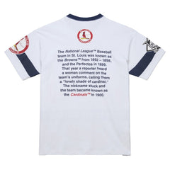 St. Louis Cardinals Mitchell & Ness Cooperstown Collection Team Origins Premium T-Shirt - MLB
