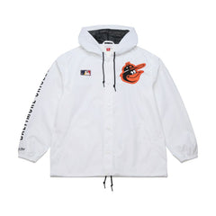 Baltimore Orioles Mitchell & Ness Vintage Full-Snap Hooded Coaches Jacket - MLB