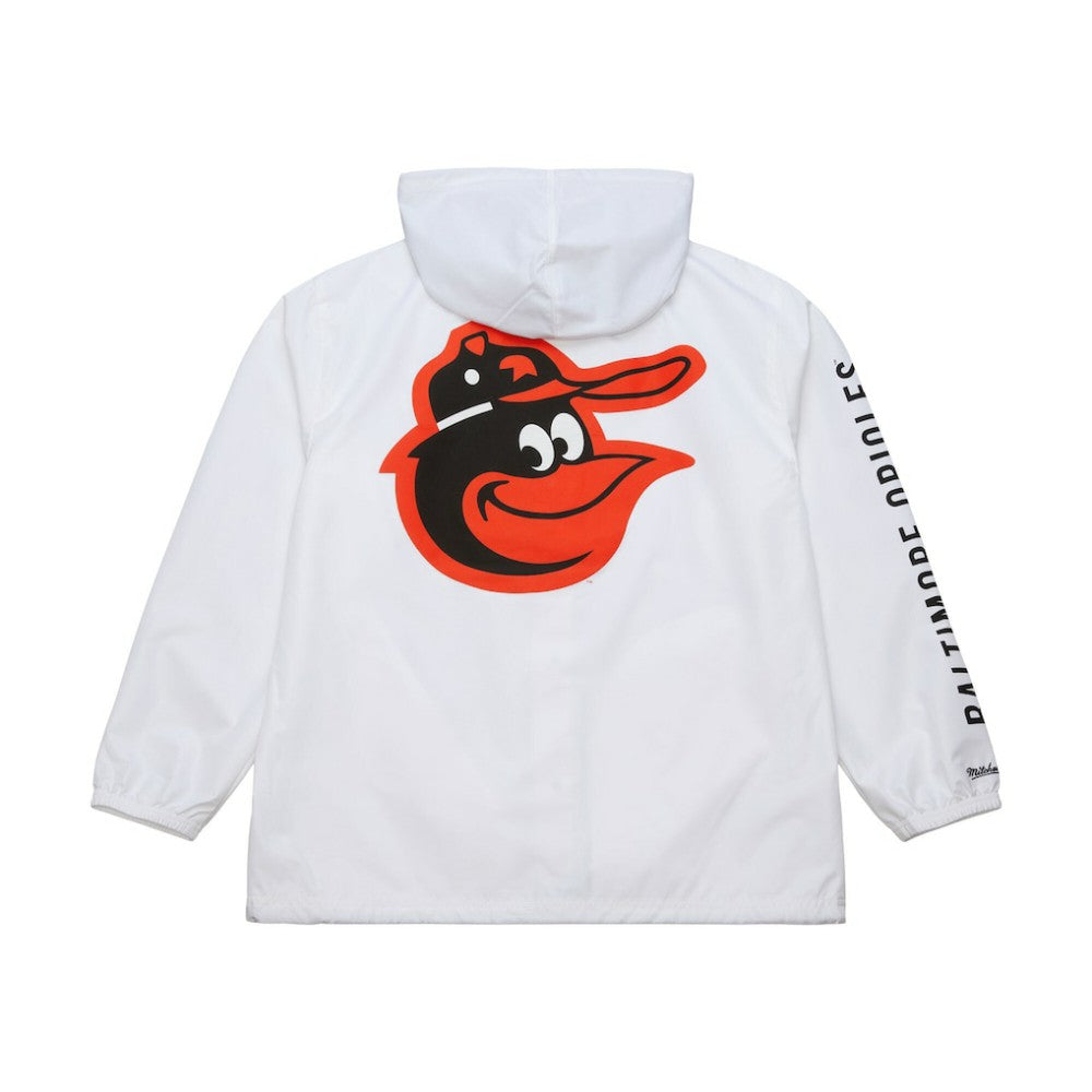 Baltimore Orioles Mitchell & Ness Vintage Full-Snap Hooded Coaches Jacket - MLB
