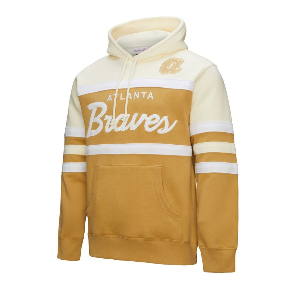 Atlanta Braves Mitchell & Ness Head Coach Pullover Hoodie - MLB