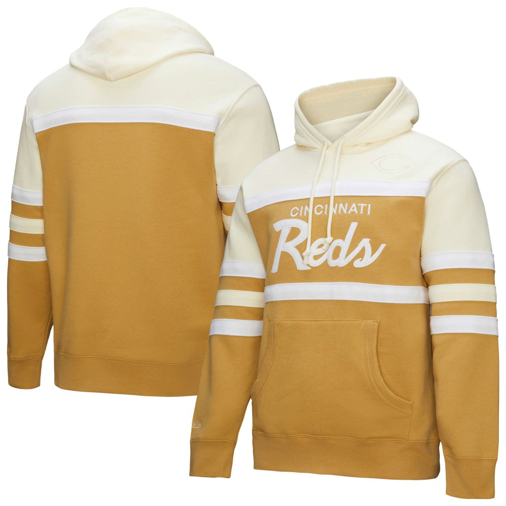 Cincinnati Reds Mitchell & Ness Head Coach Pullover Hoodie - MLB