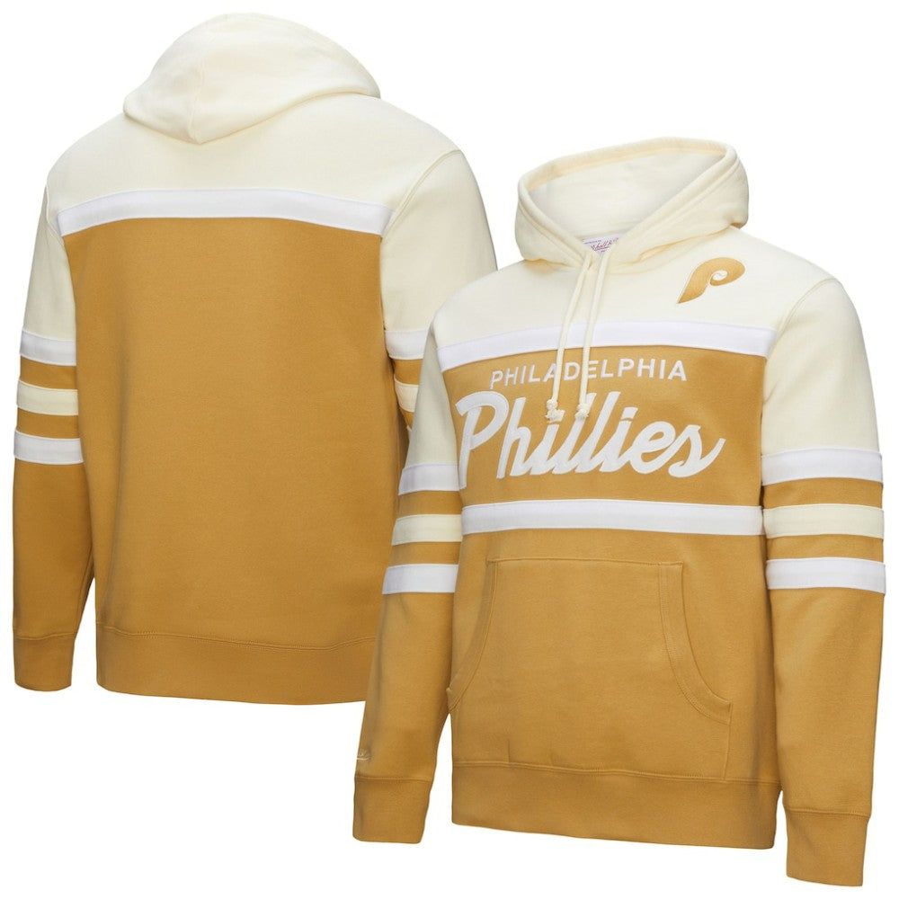 Philadelphia Phillies Mitchell & Ness Head Coach Pullover Hoodie - MLB