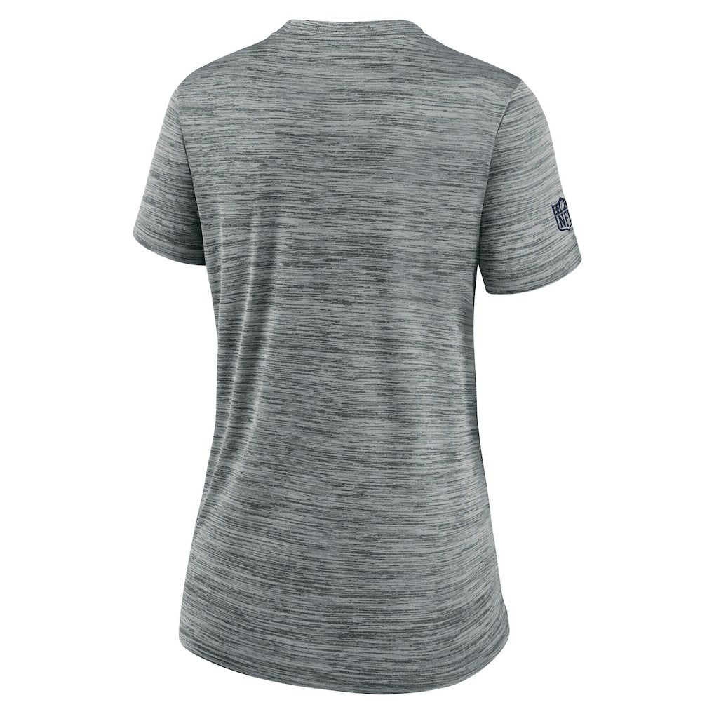 Dallas Cowboys Women's Sideline Velocity Dri-FIT T-Shirt Gray | Nike for Sale