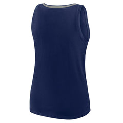 Dallas Cowboys Logo Athletic Women's Stellar Win V-Neck Tank Top Navy | NFL