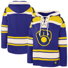 Milwaukee Brewers '47 Superior Lacer Pullover Hoodie - MLB