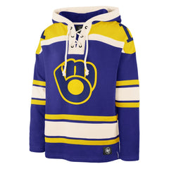 Milwaukee Brewers '47 Superior Lacer Pullover Hoodie - MLB
