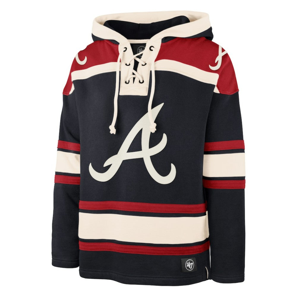 Atlanta Braves '47 Superior Lacer Pullover Hoodie - MLB