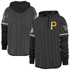 Pittsburgh Pirates '47 Pinstripe Double Header Pullover Hoodie - MLB