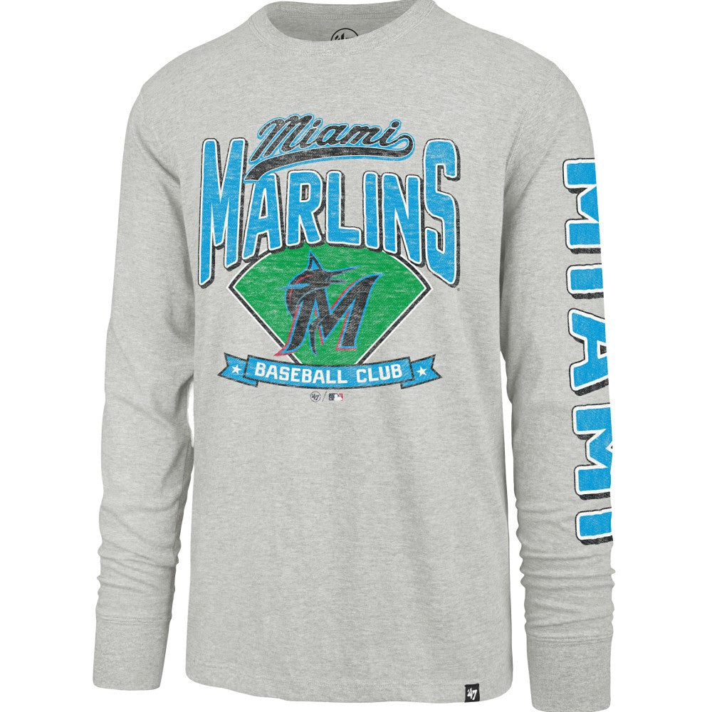 Miami Marlins '47 Fair Ball Franklin Long Sleeve T-Shirt - MLB