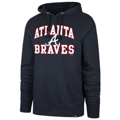 Atlanta Braves '47  Velocity Headline Pullover Hoodie - MLB