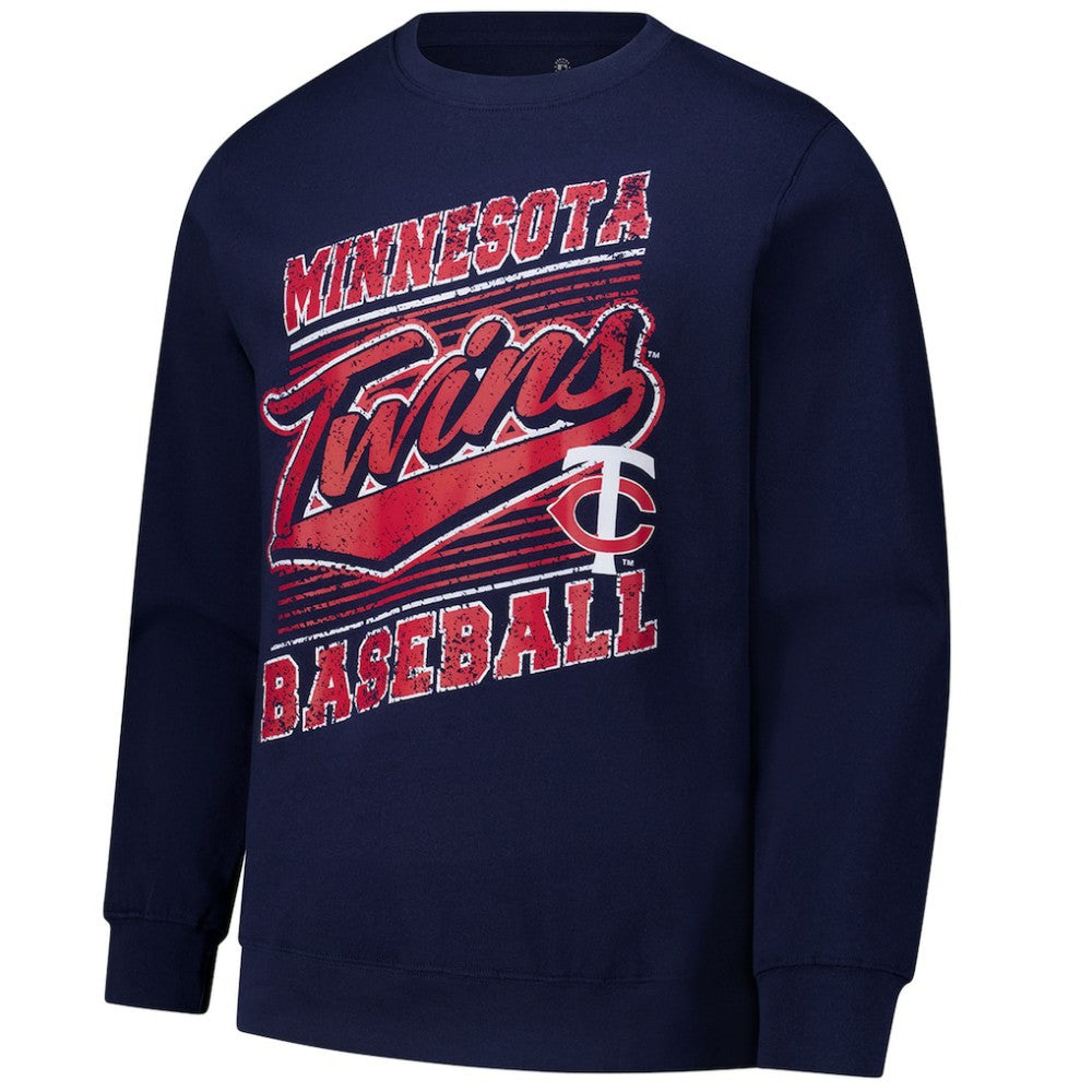 Minnesota Twins Stitches Lightweight Crew Sweatshirt - MLB