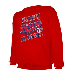 Washington Nationals Stitches Lightweight Crew Sweatshirt - MLB