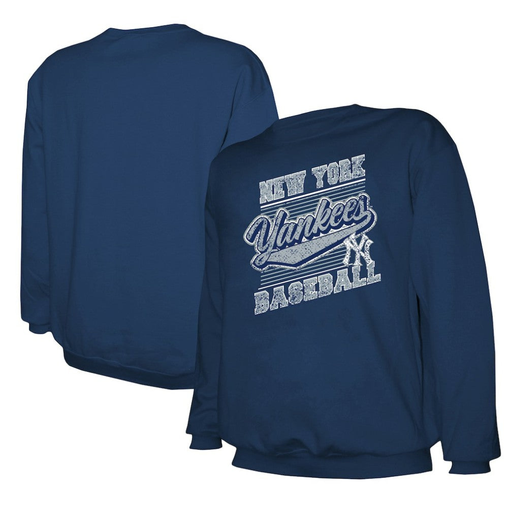 New York Yankees Stitches Lightweight Crew Sweatshirt - MLB