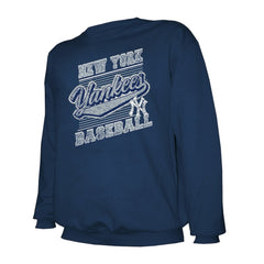 New York Yankees Stitches Lightweight Crew Sweatshirt - MLB